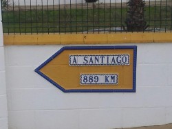 A Santiago 889 Km
